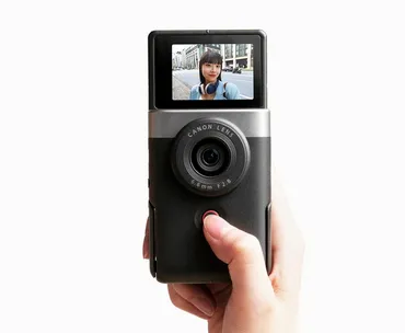ASCII.jp:キヤノンが簡単で高画質の小型Vlogカメラ「PowerShot V10」発表