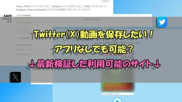 Twitter(X)動画保存ランキングサイトとは？安全な利用方法と注意点について解説？Twitter動画を安全にダウンロード！ランキングサイトの選び方と注意点
